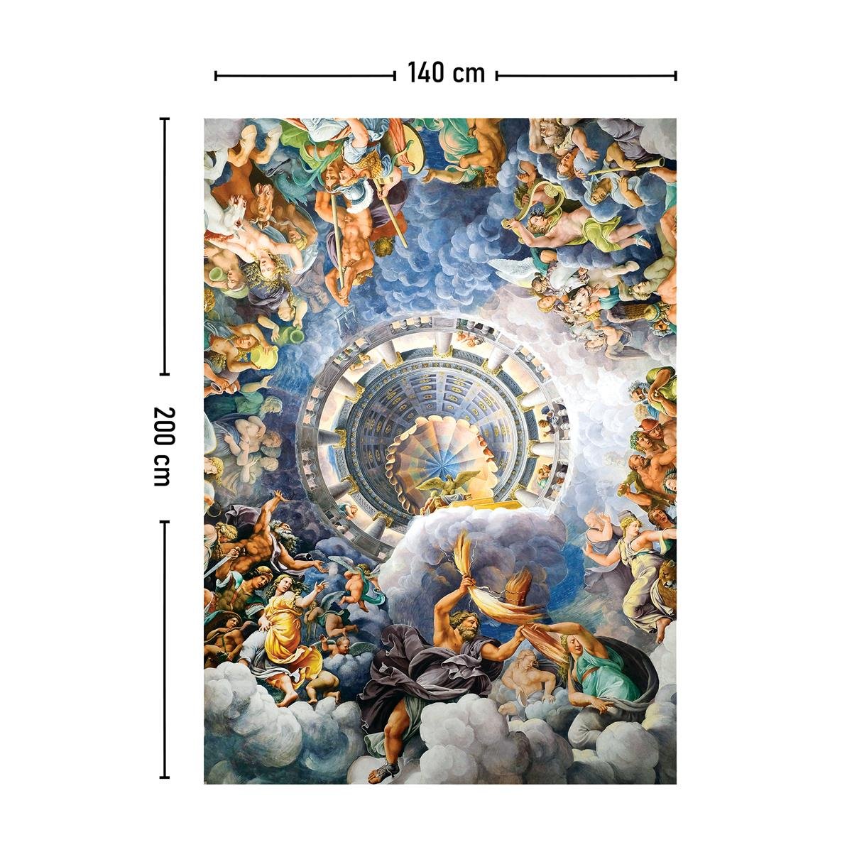 Devlerin Düşüşü  Devler Odası Duvar Örtüsü Halısı 70x100, 100x140, 140x200