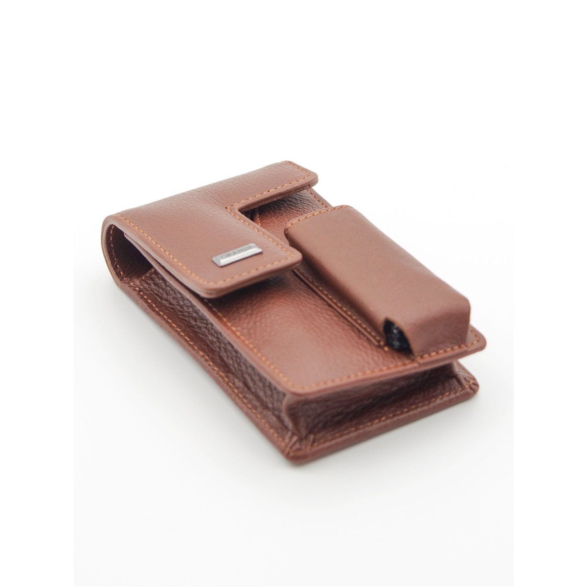 Grande Hakiki Deri Özel Tasarım Sigaralık - Taba