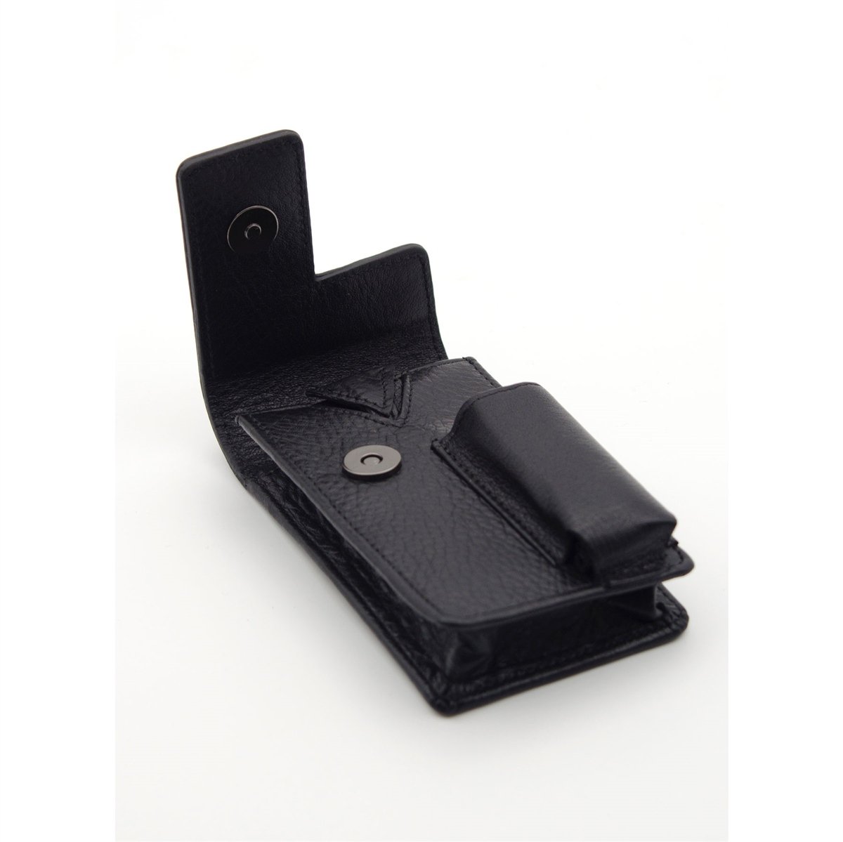 Grande Hakiki Deri Özel Tasarım Sigaralık - Siyah