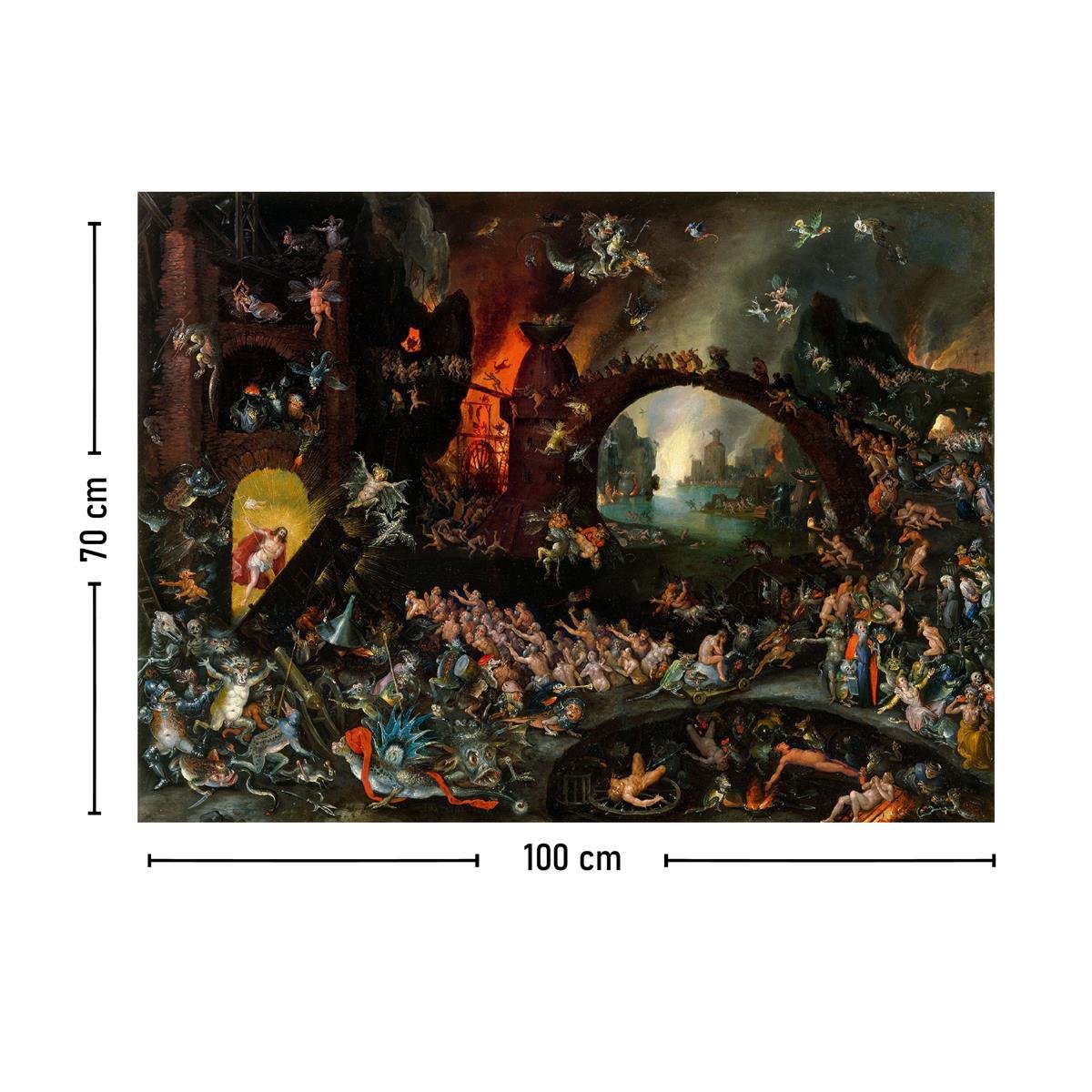 Hieronymus Bosch Tablosu Duvar Örtüsü Halısı 70x100, 100x140, 140x200