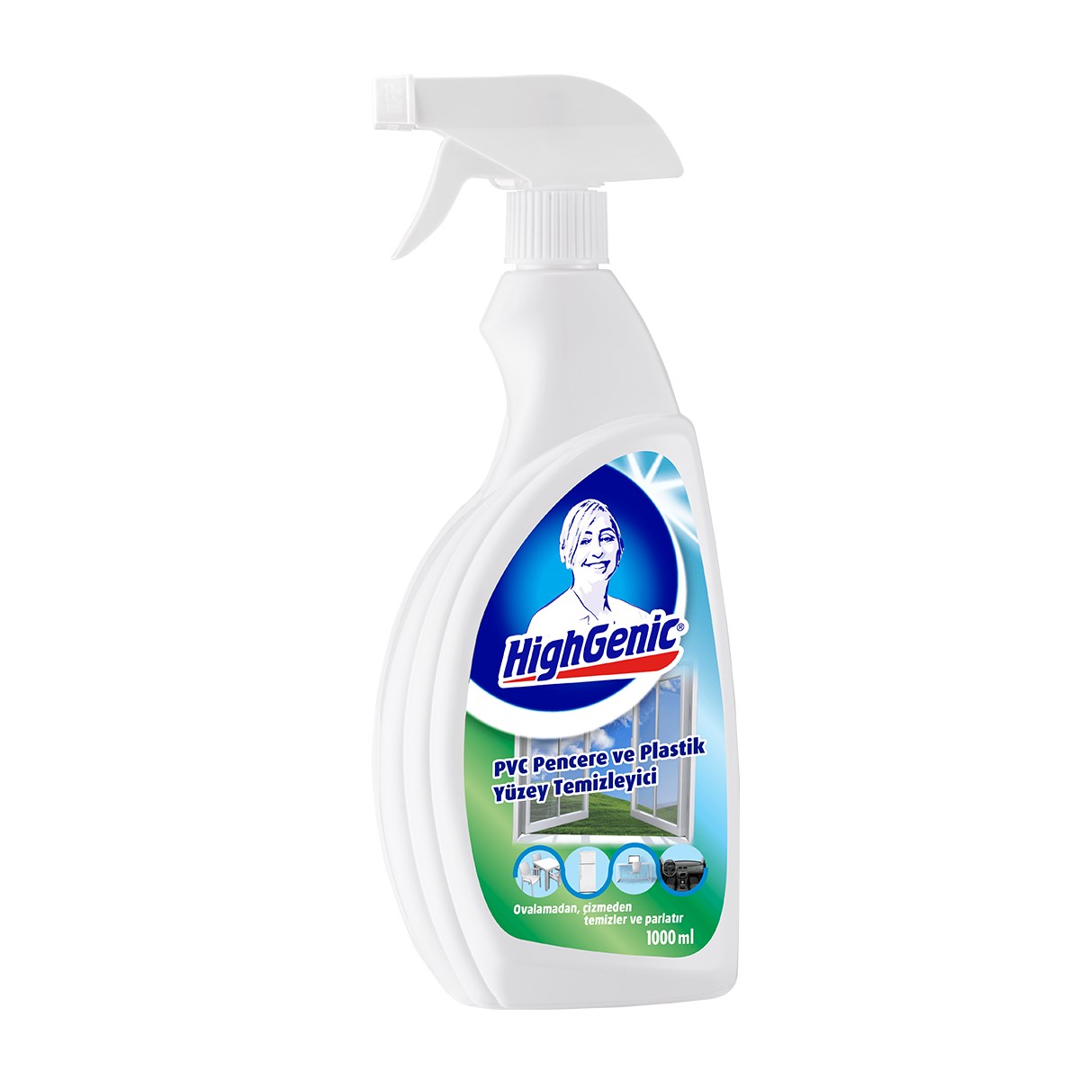 HighGenic Pvc Pencere Ve Plastik Yüzey Temizleyici 1000 ML
