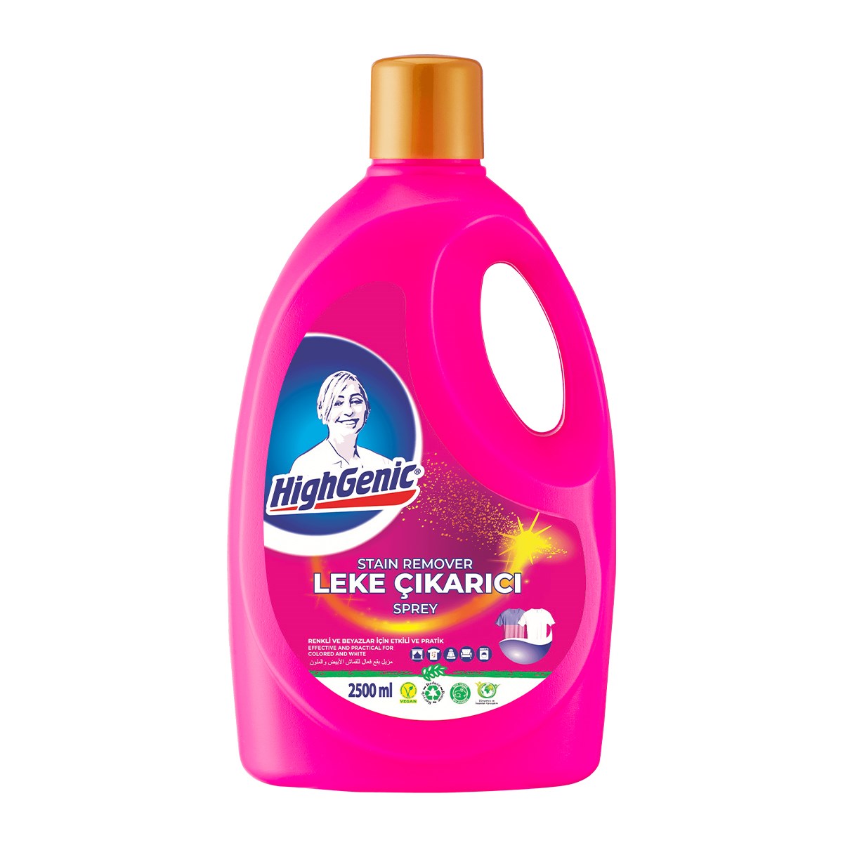 HighGenic Sıvı Leke Çıkarıcı Renkli Ve Beyaz 2500 ml
