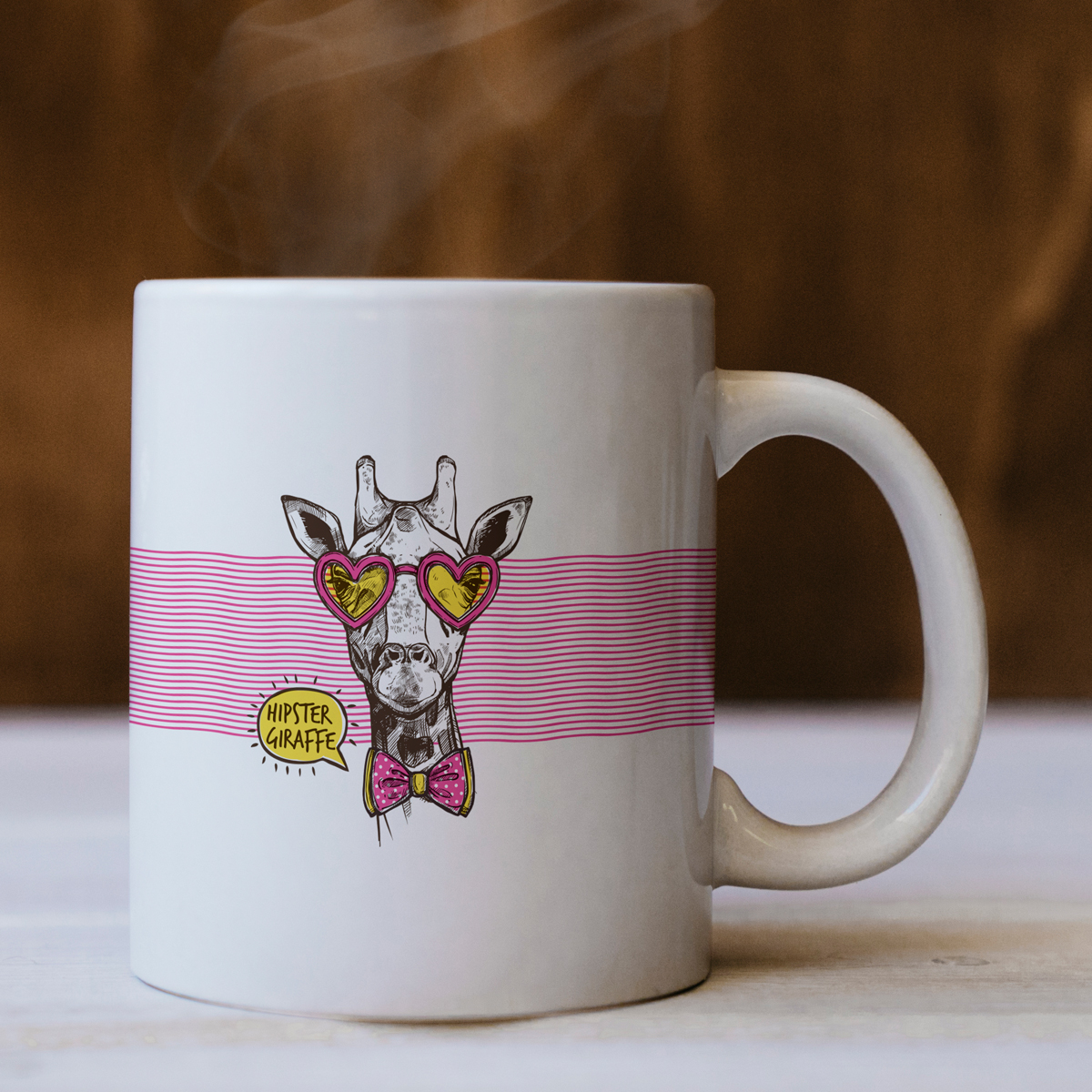 Hipster Zürafa Kupa