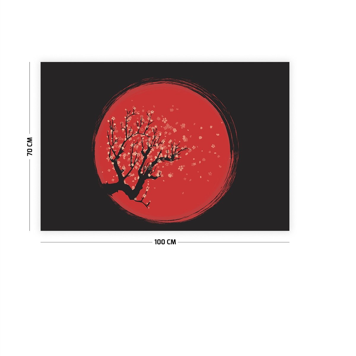 Japon Kiraz Ağacı Duvar Örtüsü