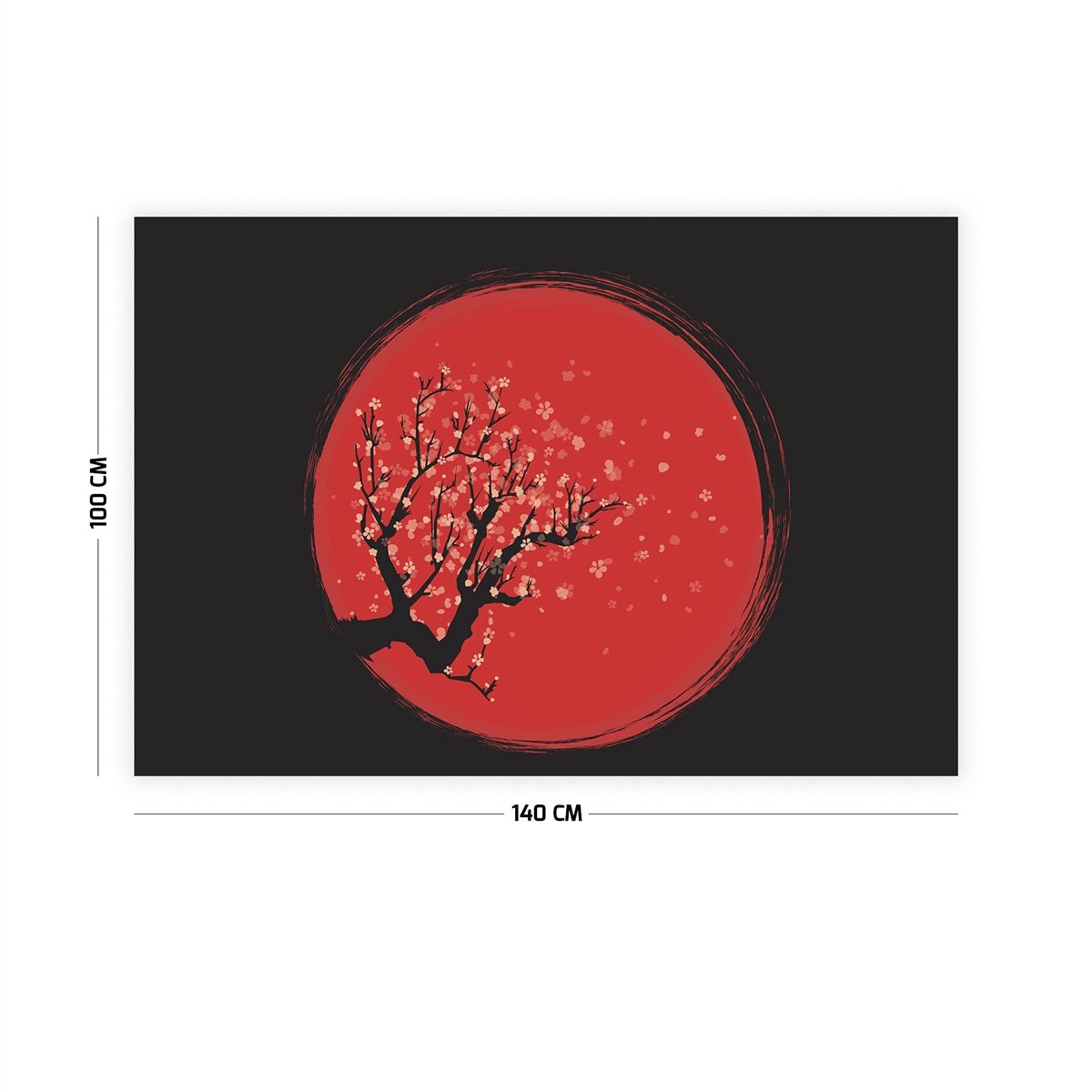 Japon Kiraz Ağacı Duvar Örtüsü