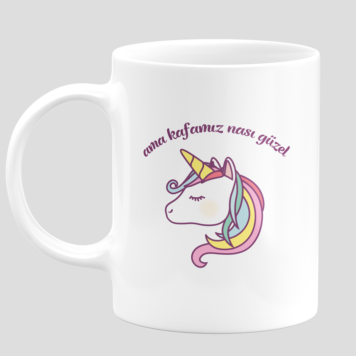 Kafamız Nası Güzel Unicorn Kupa