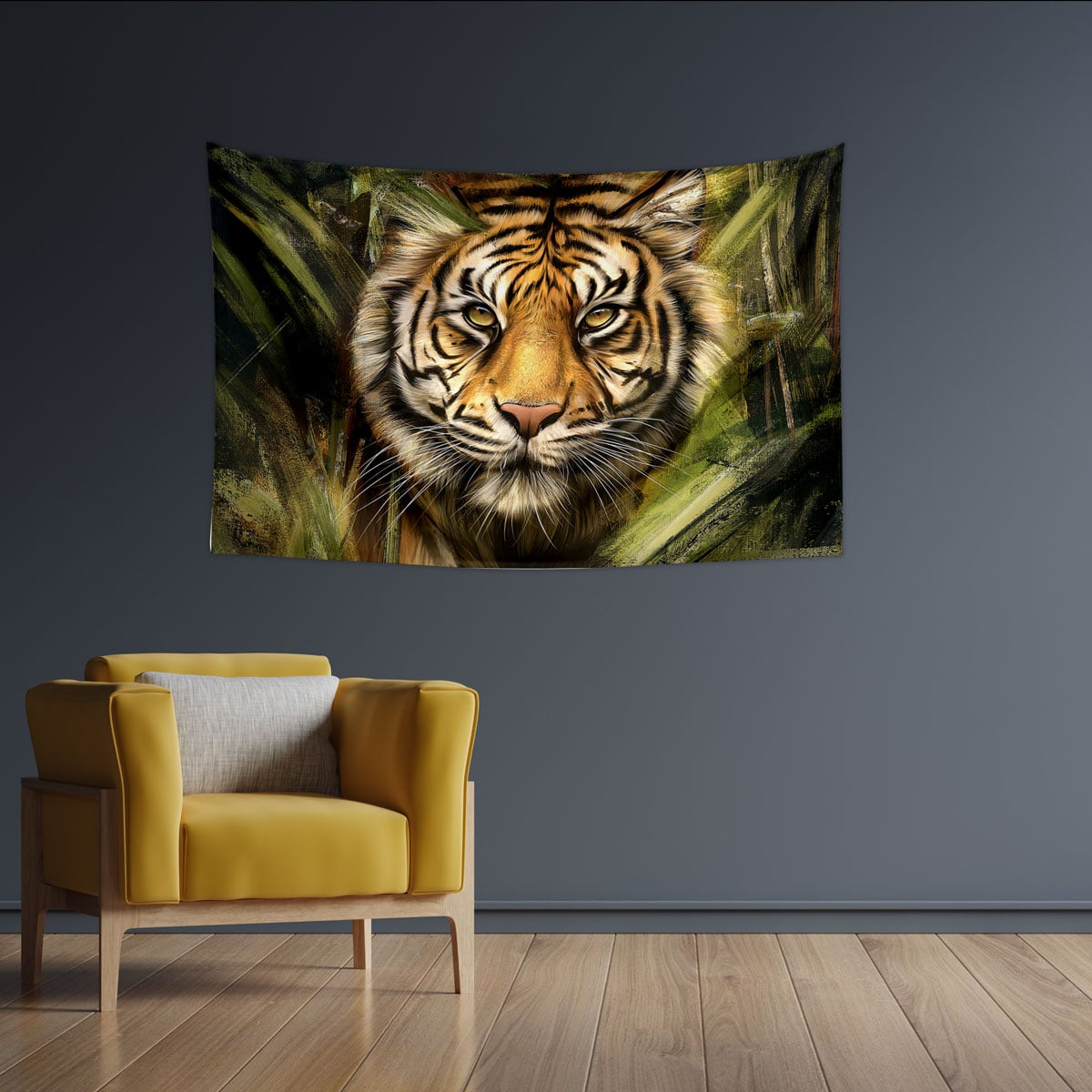 Kaplan ve Orman Duvar Örtüsü