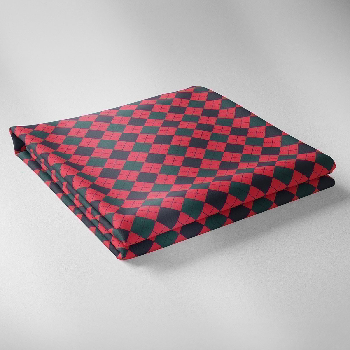 Kareli Yılbaşı Masa Örtüsü