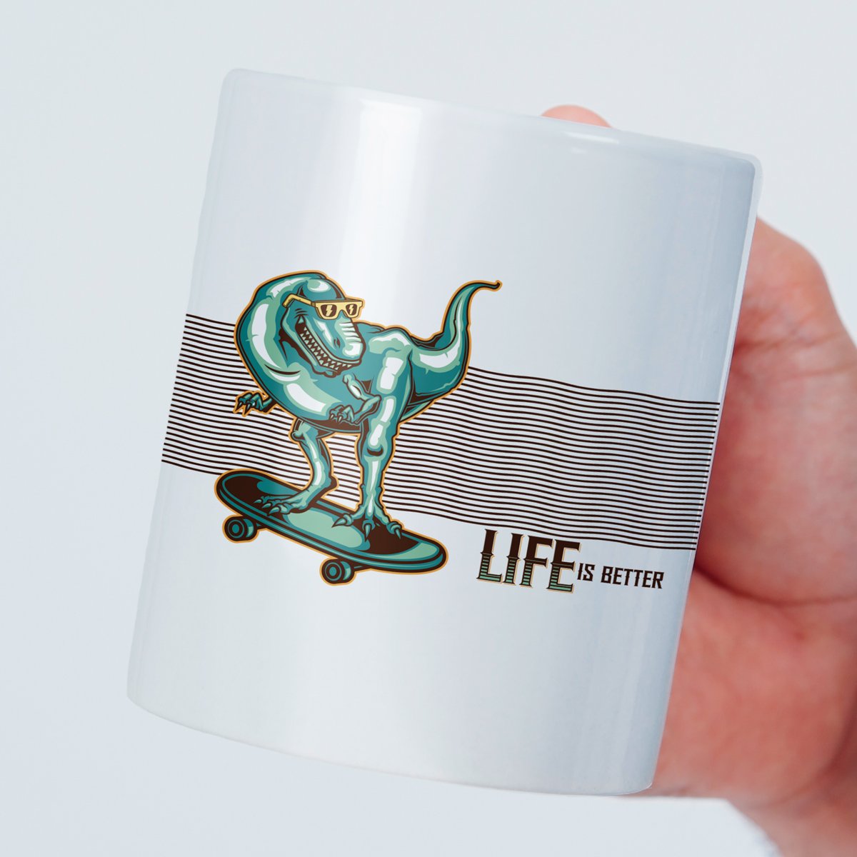 Kaykaylı Dinozor Kupa