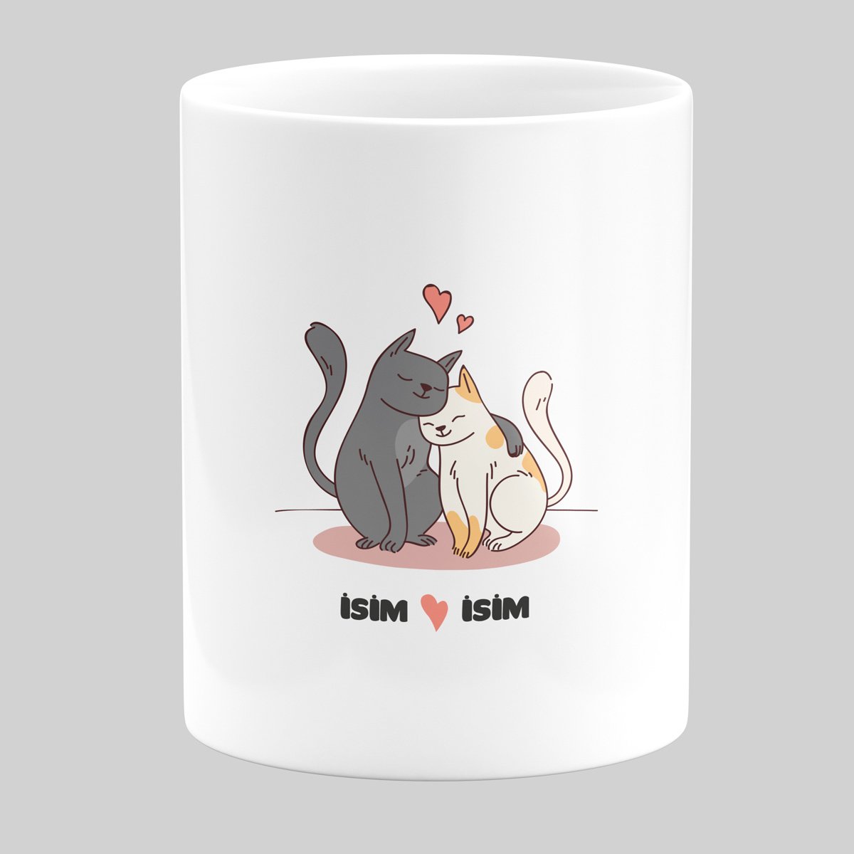 Kediler ve Aşk Kupa