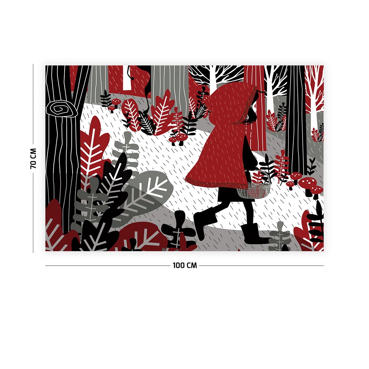 Kırmızı Başlıklı Kız Duvar Örtüsü