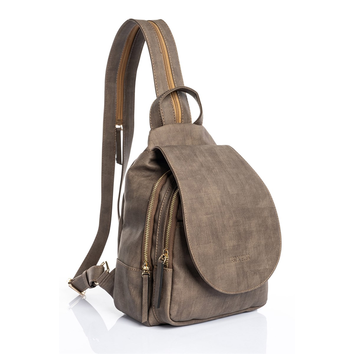 LOS ANGELES POLO CLUB Kadın Sırt Çantası Koyu Kahve