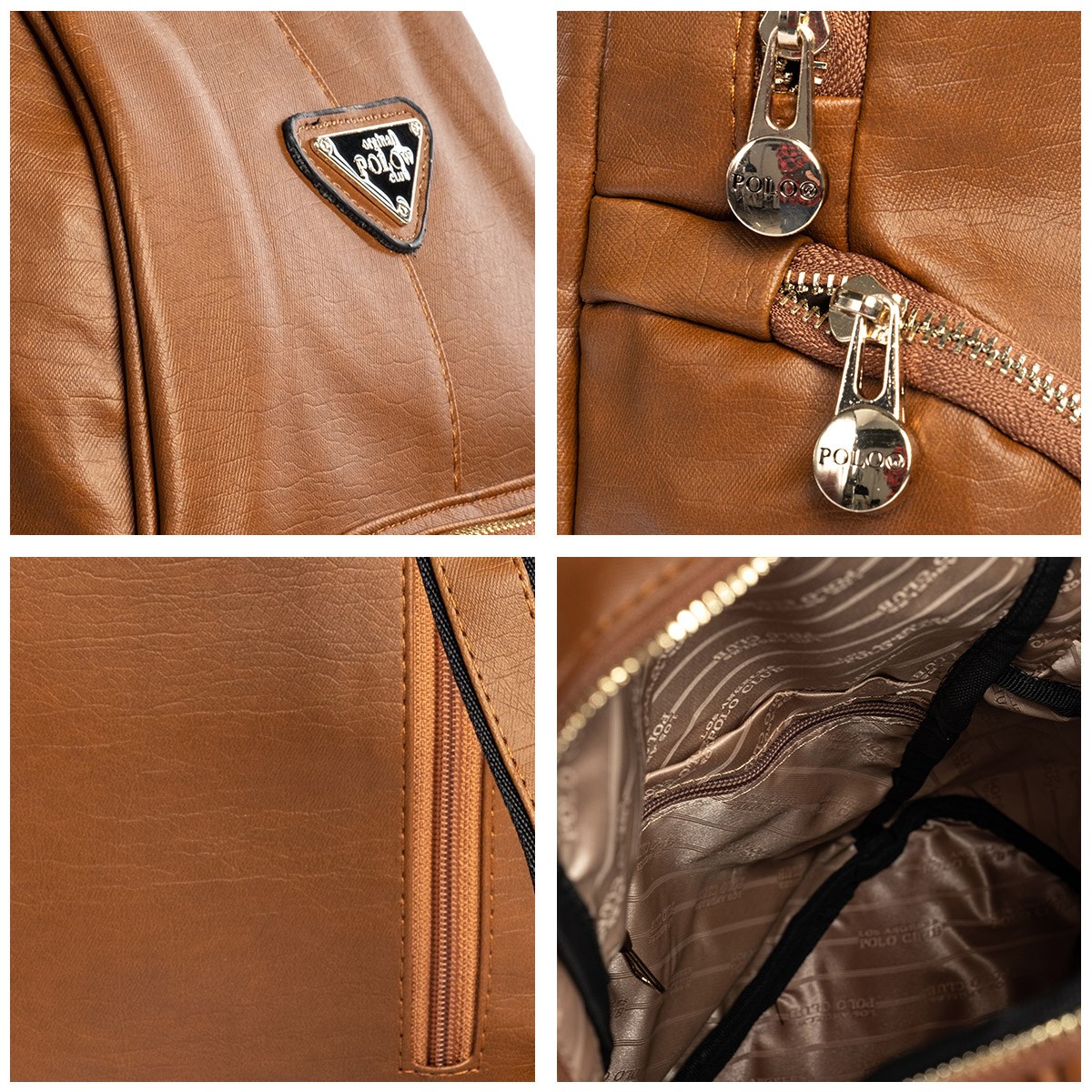 LOS ANGELES POLO CLUB Kadın Sırt Çantası Taba