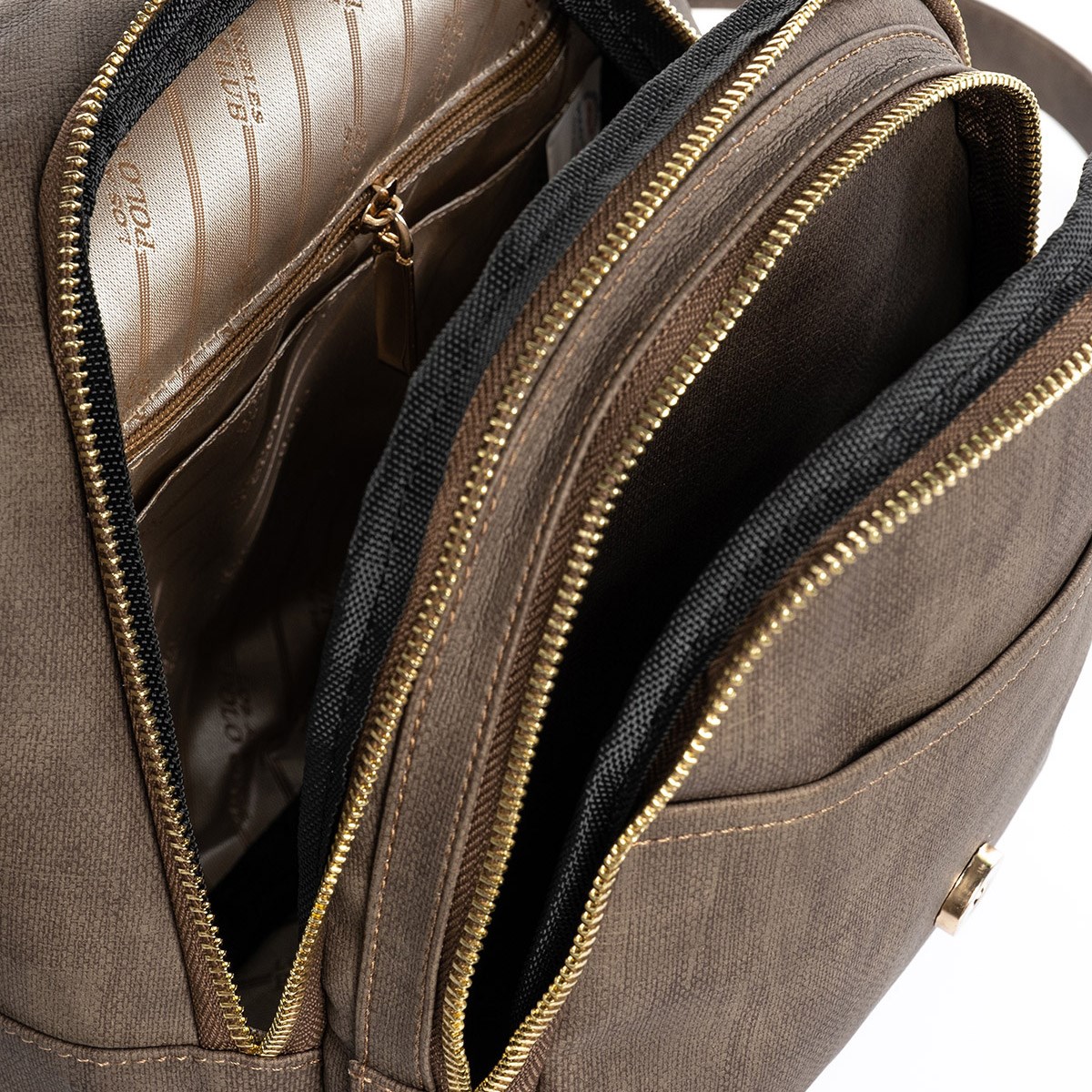 LOS ANGELES POLO CLUB Kadın Sırt Çantası Koyu Kahve