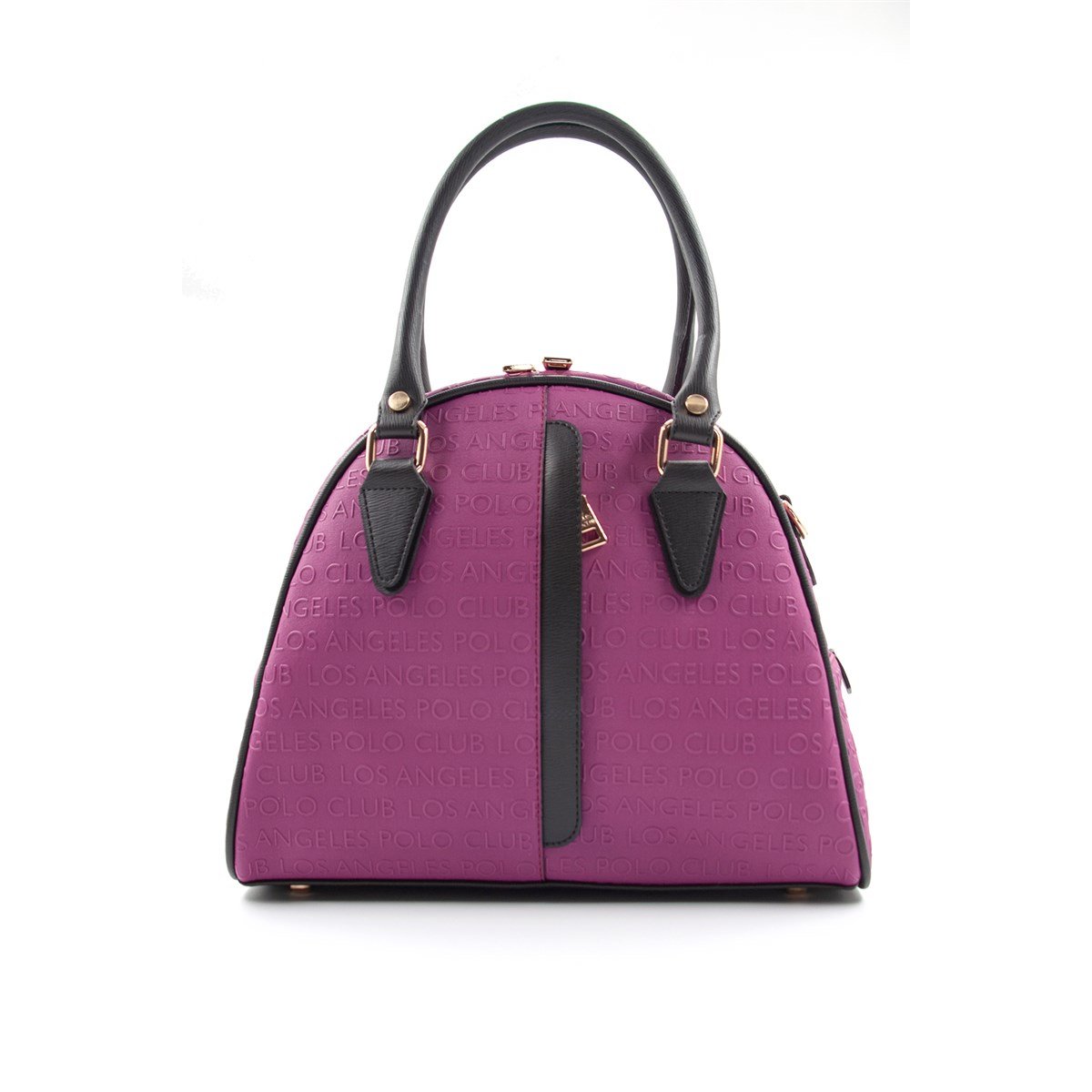 LOS ANGELES POLO CLUB Kadın Yeni Sezon 5 Bölmeli Mor El Ve Omuz Çantası