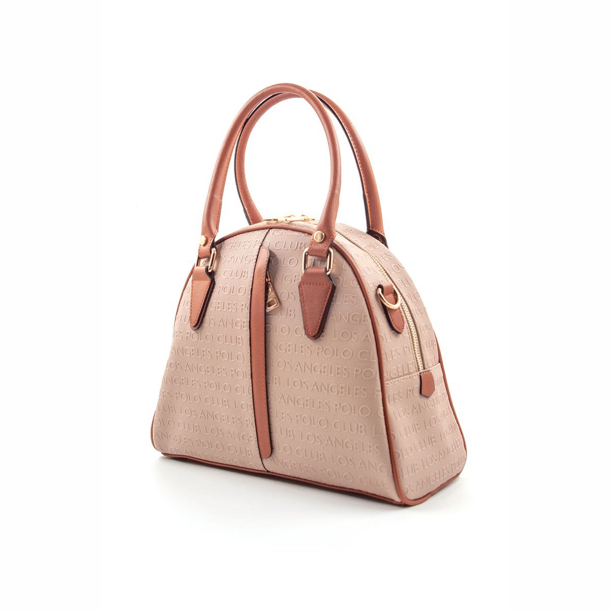 LOS ANGELES POLO CLUB Kadın Yeni Sezon 5 Bölmeli Bej El Ve Omuz Çantası