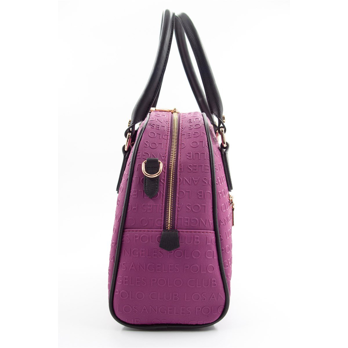LOS ANGELES POLO CLUB Kadın Yeni Sezon 5 Bölmeli Mor El Ve Omuz Çantası