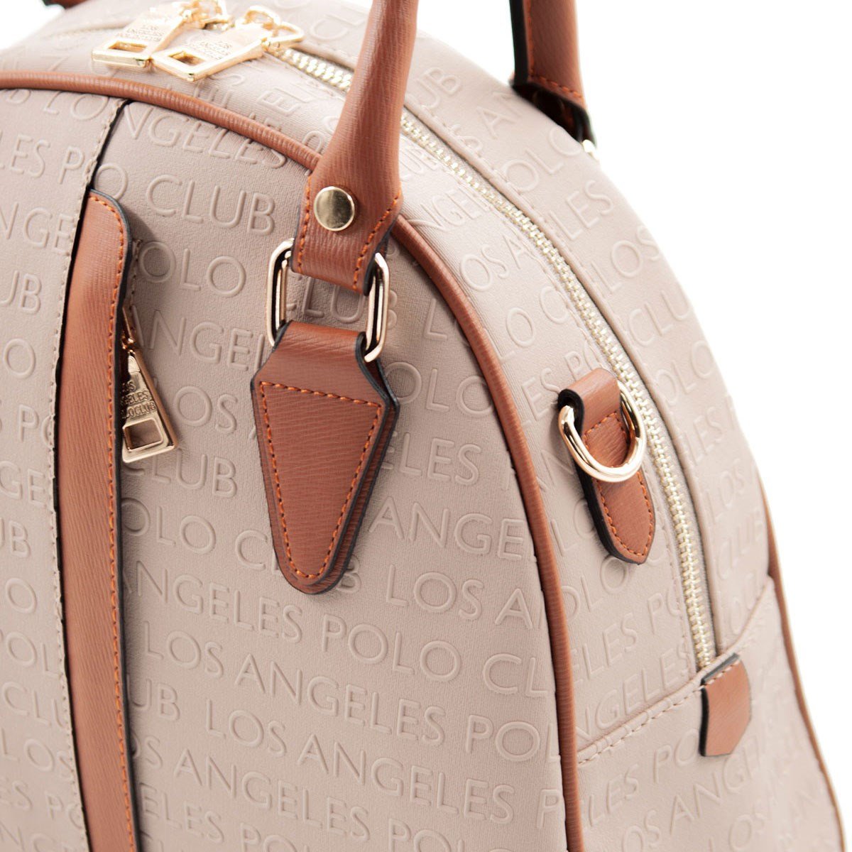 LOS ANGELES POLO CLUB Kadın Yeni Sezon 5 Bölmeli Bej El Ve Omuz Çantası