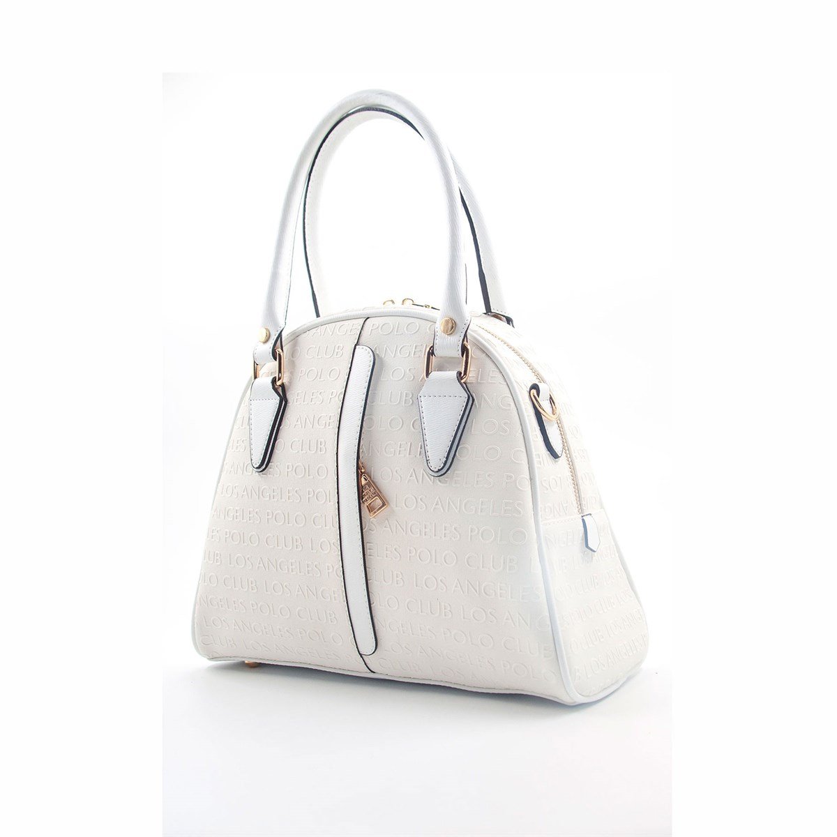 LOS ANGELES POLO CLUB Kadın Yeni Sezon 5 Bölmeli Beyaz El Ve Omuz Çantası