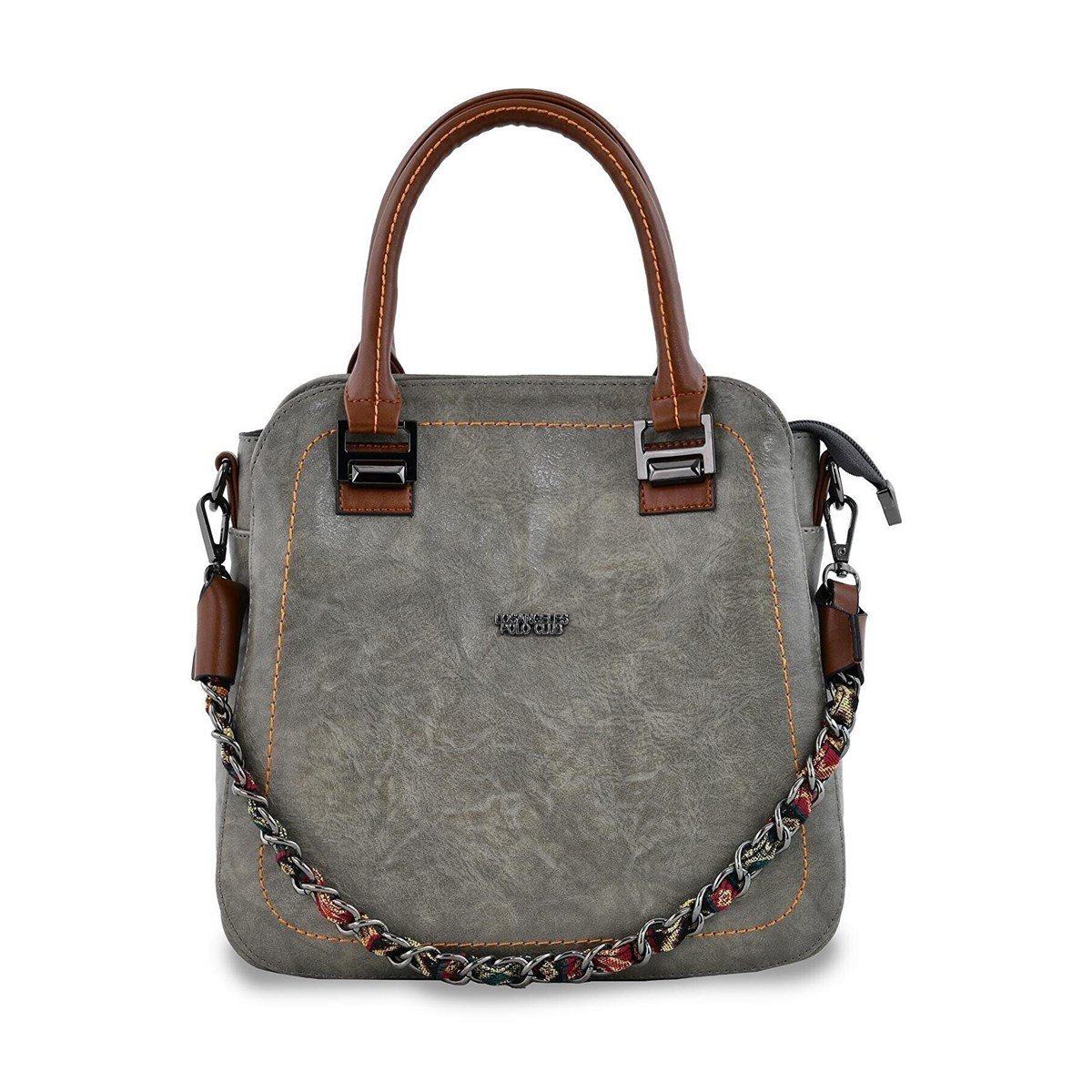 LOS ANGELES POLO CLUB Omuz Askılı Kadın Çantası Gri