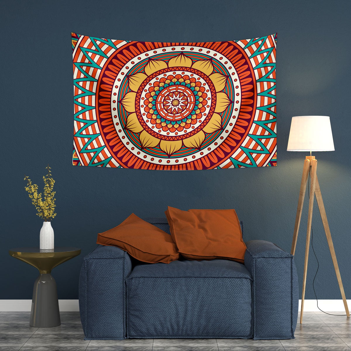 Mandala Sanatı Duvar Örtüsü