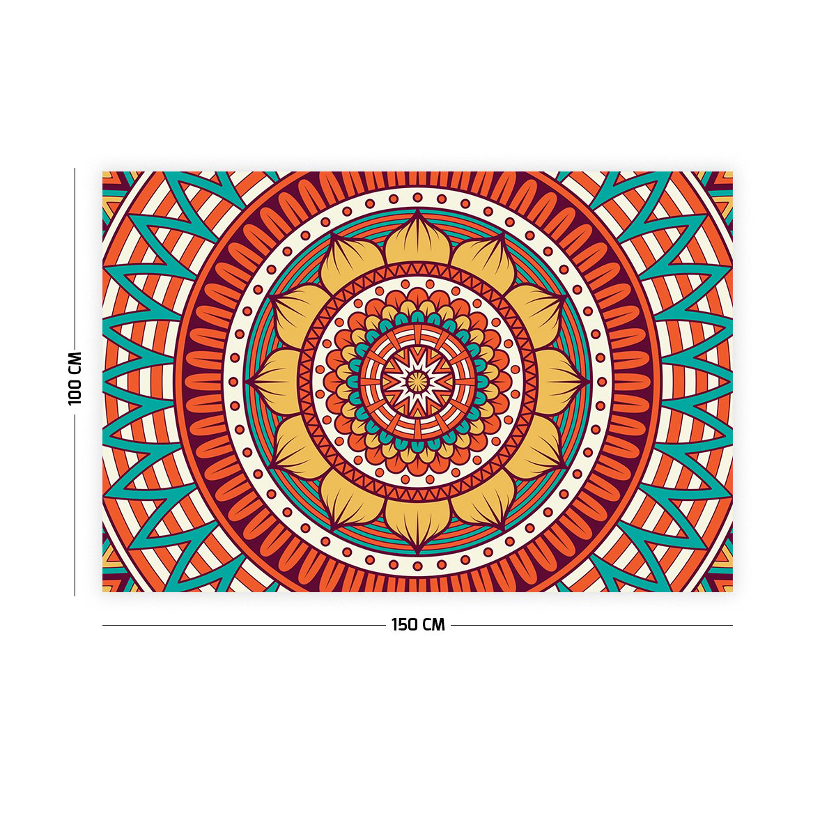 Mandala Sanatı Duvar Örtüsü