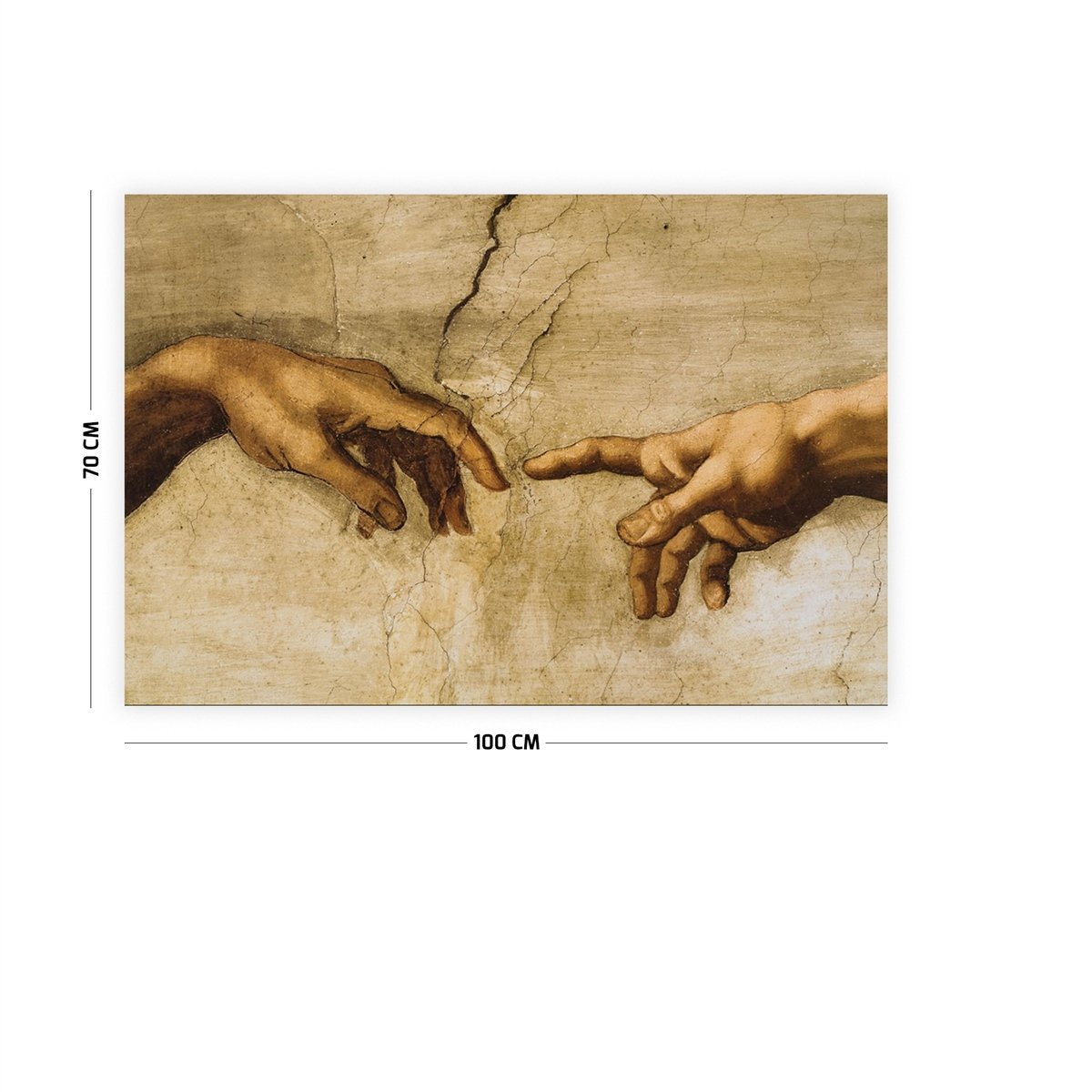 Michelangelo Eller Duvar Örtüsü