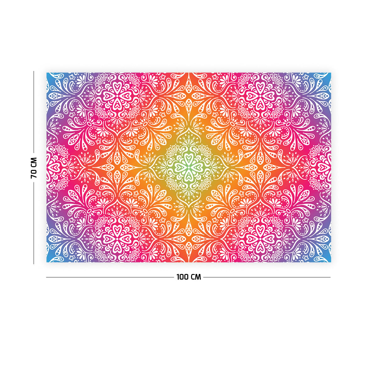 Mistik Mandala Duvar Örtüsü