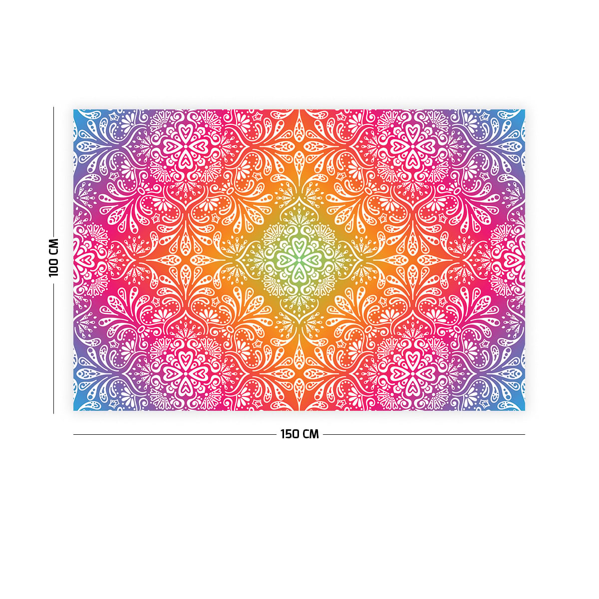 Mistik Mandala Duvar Örtüsü