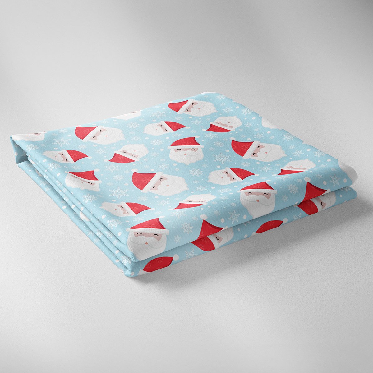 Noel Baba Desenli Yılbaşı Masa Örtüsü