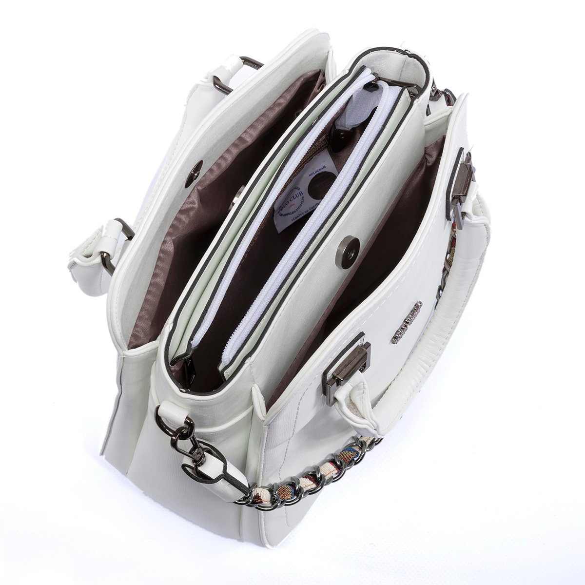 Omuz Askılı Kadın Çantası Beyaz