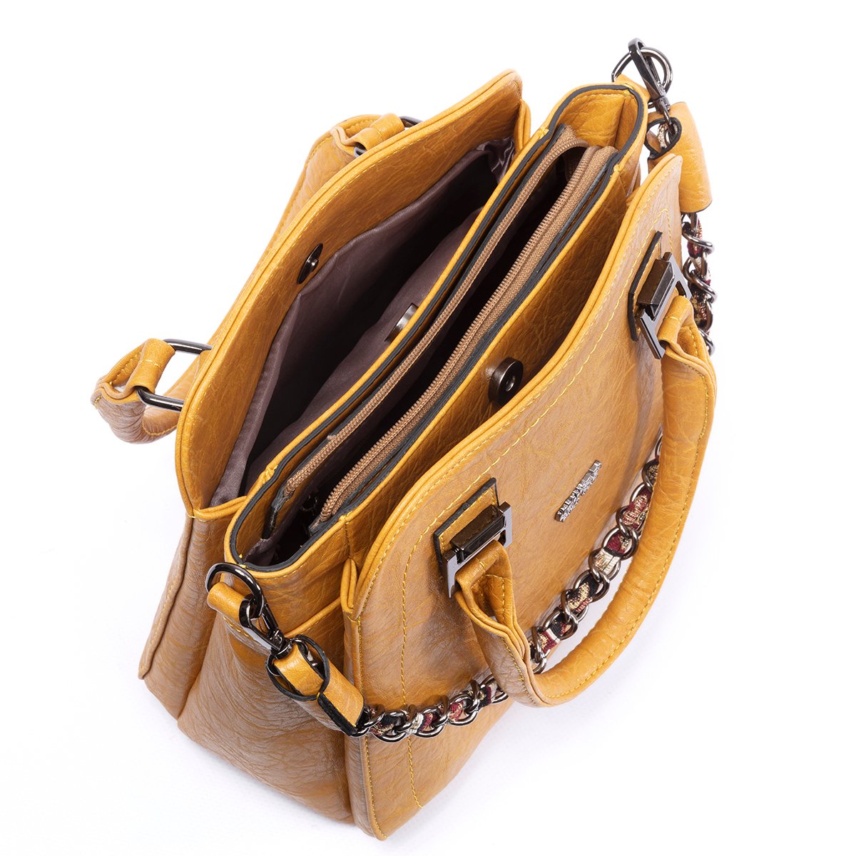 Omuz Askılı Kadın Çantası Hardal