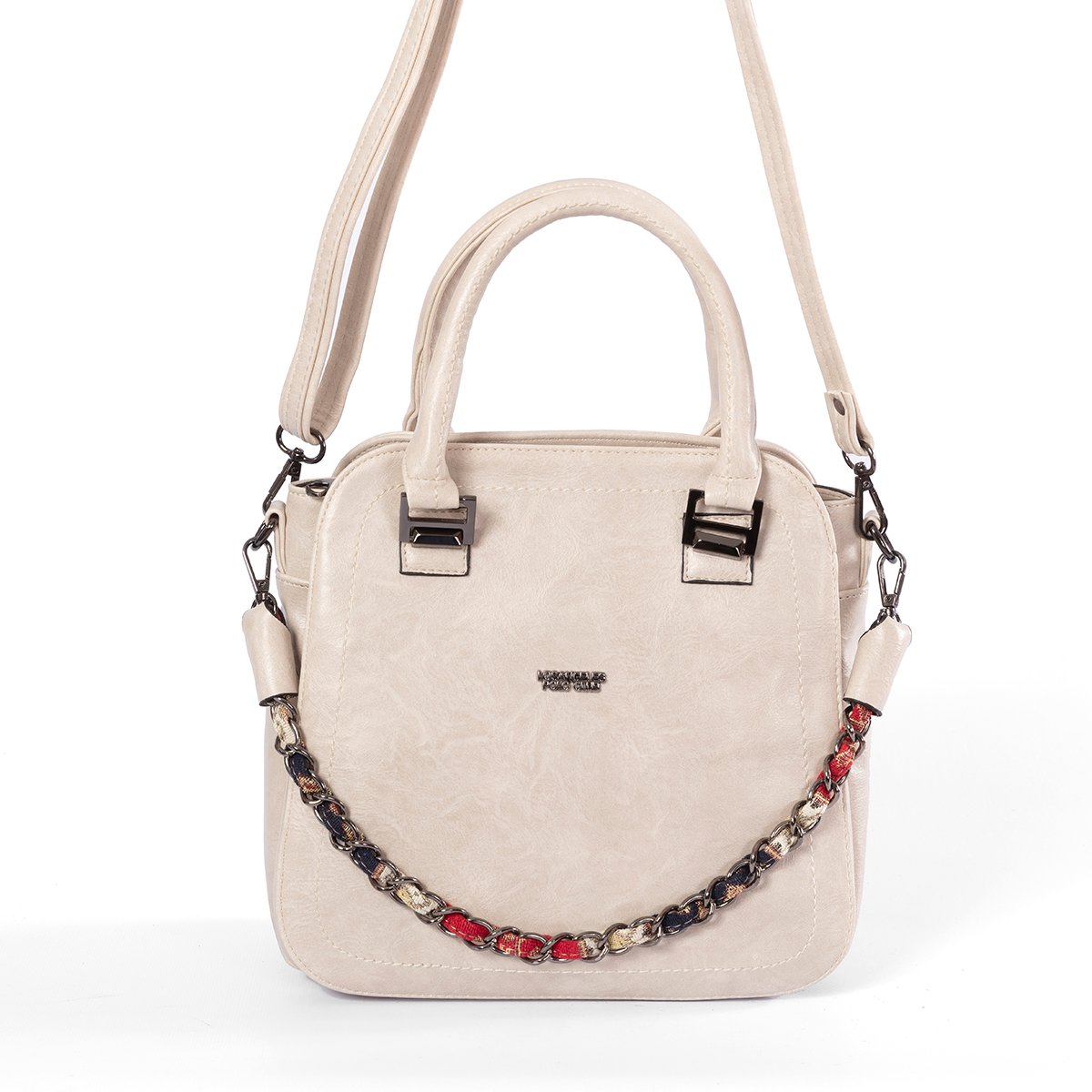 Omuz Askılı Kadın Çantası Krem