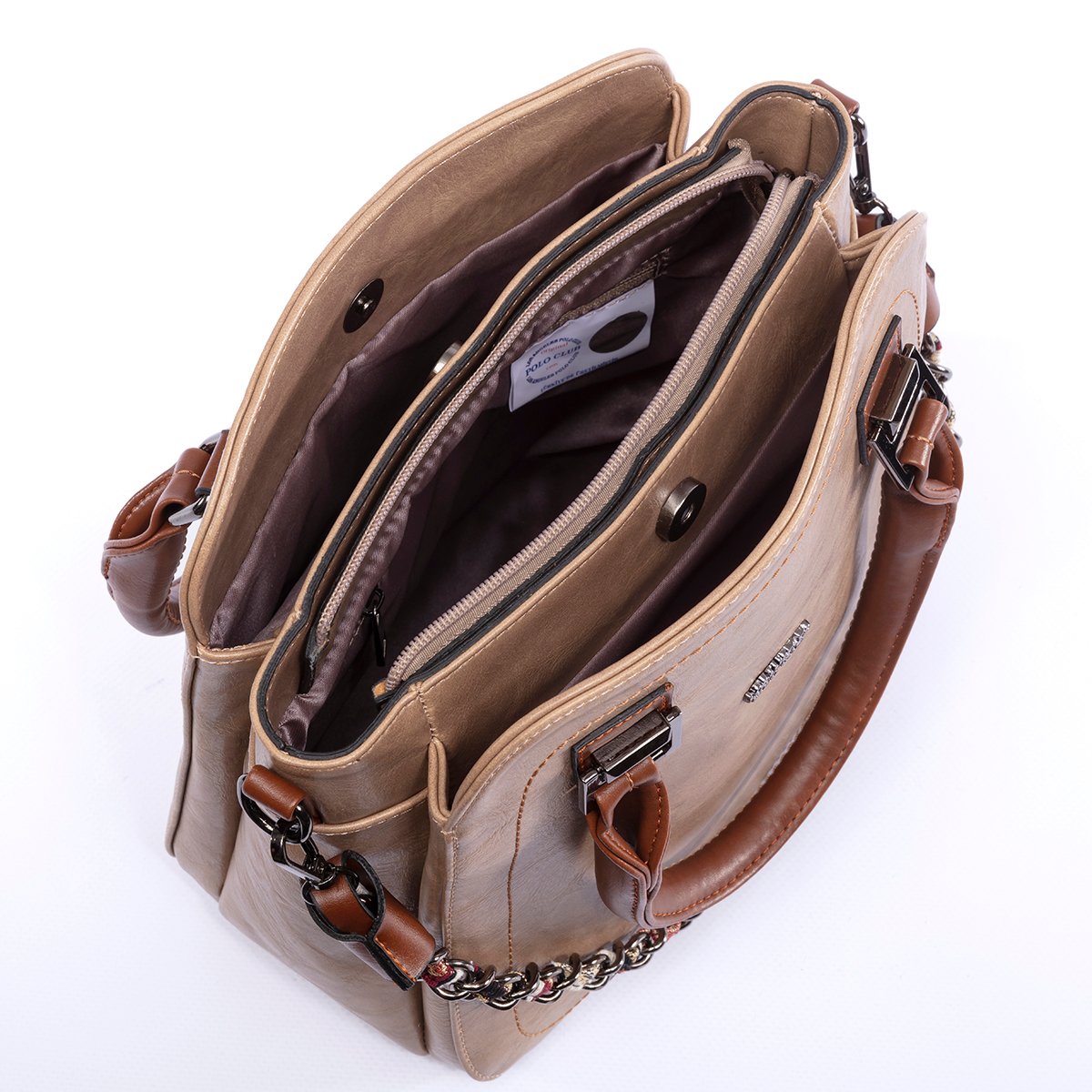 Omuz Askılı Kadın Çantası Pudra