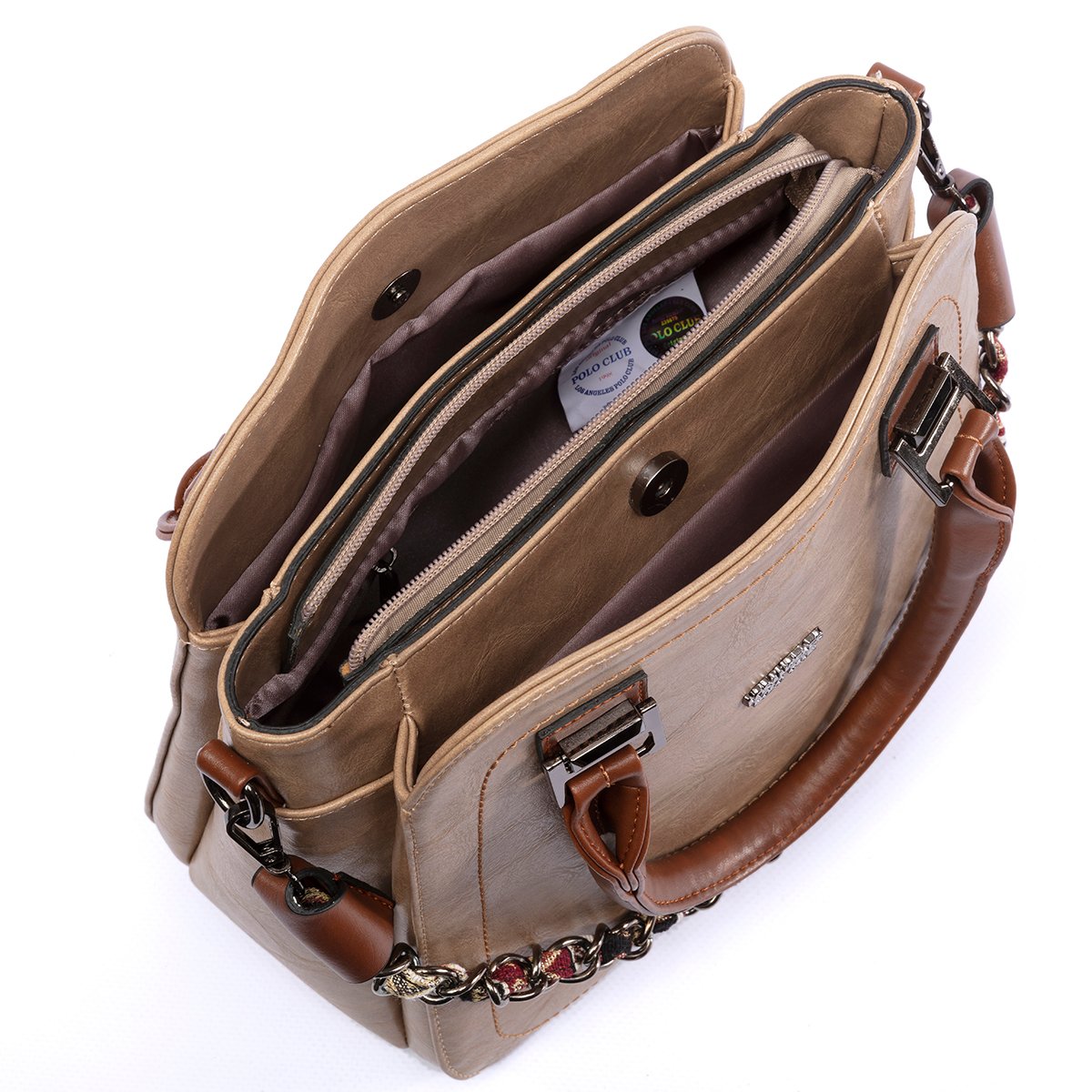 Omuz Askılı Kadın Çantası Sütlü Kahve