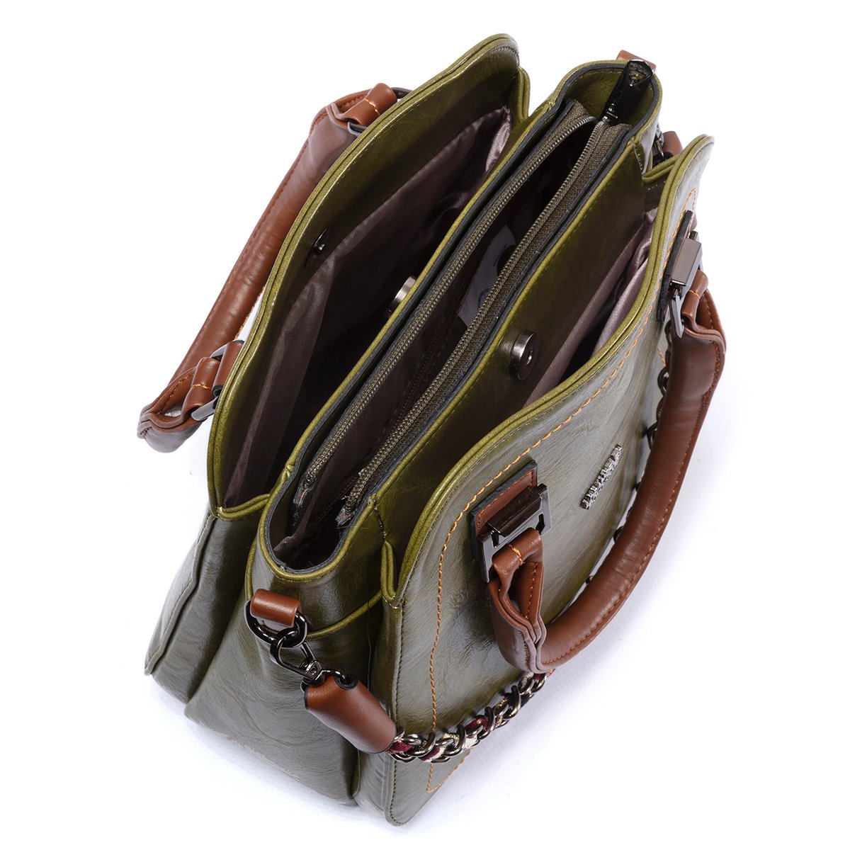 Omuz Askılı Kadın Çantası Yeşil