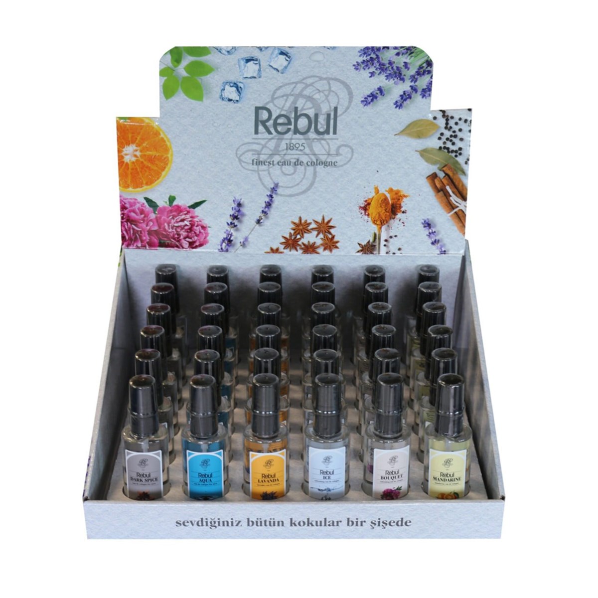 Rebul 50 ML 42'Li Sprey Kolonya Set