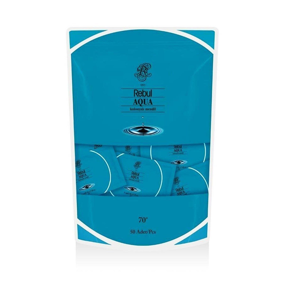 Rebul Aqua 50'li Kolonyalı Mendil