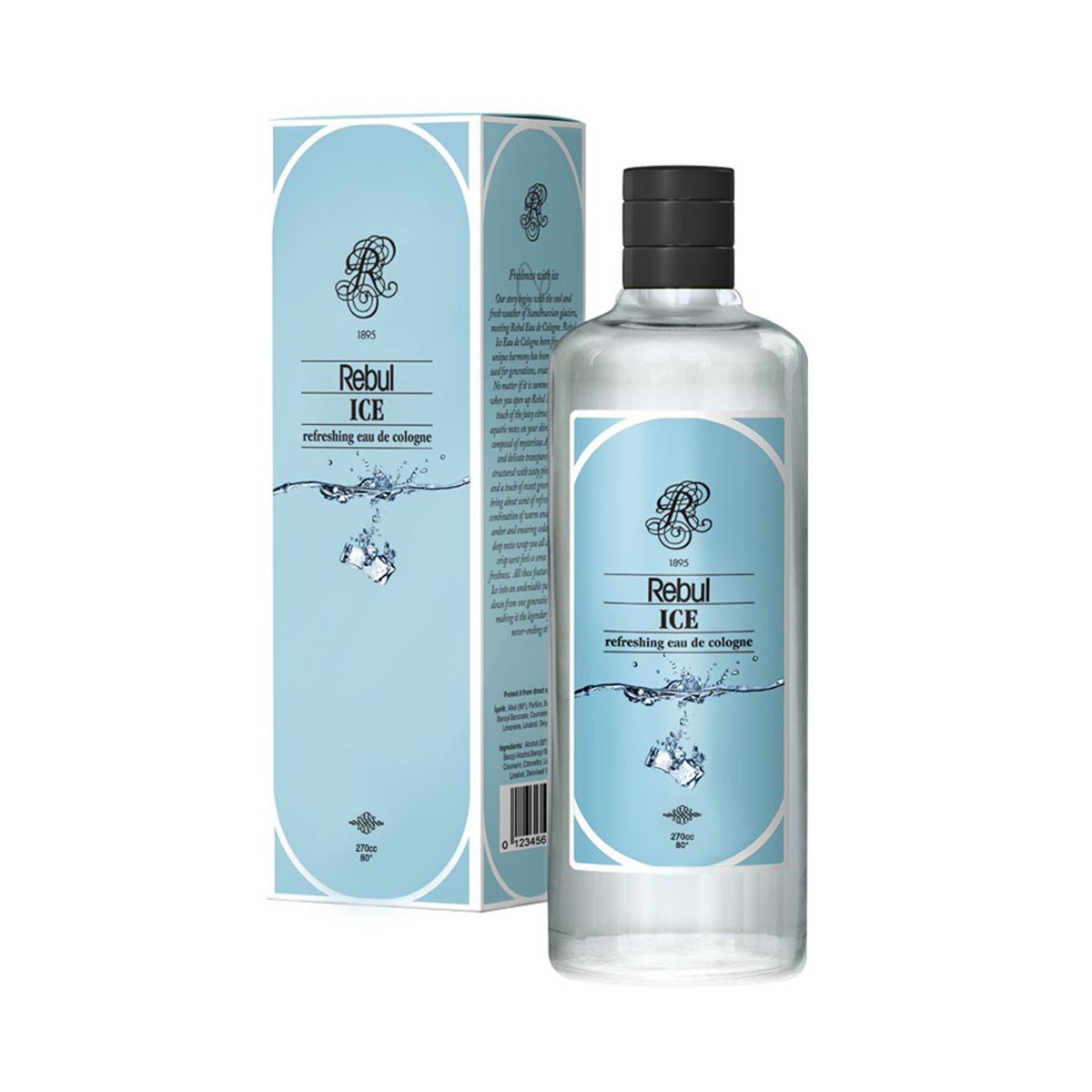 Rebul Ice Kolonya 270 ML Cam Şişe