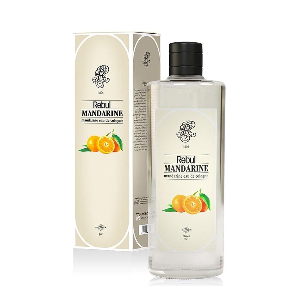 Rebul Mandalina Kolonya 270 ML Cam Şişe