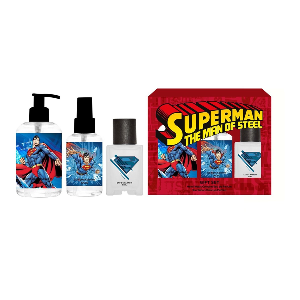 Rebul Warner Bros Süperman 3'lü Gift Set