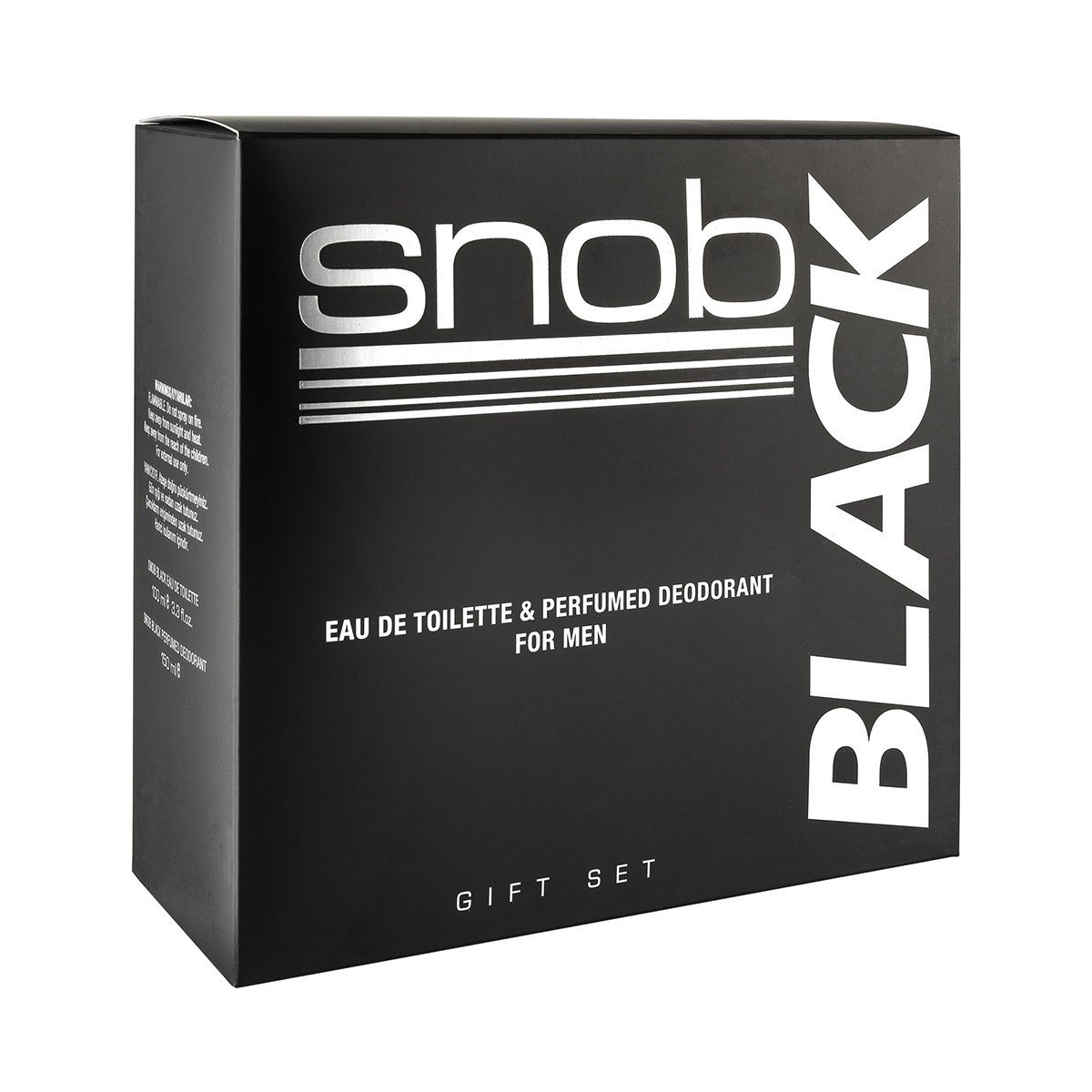 Snob Black Edt 100 ml + 150 ml Deodorant Erkek Parfüm Seti