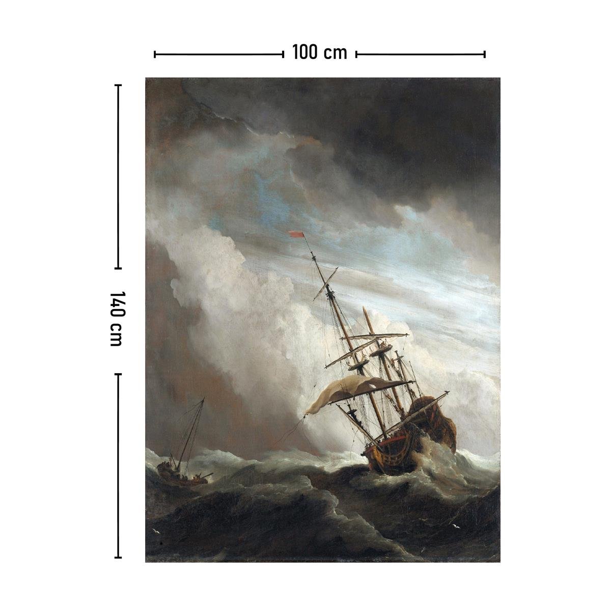 The Gust Gemi Rüzgar Tablosu Duvar Örtüsü Halısı 70x100, 100x140, 140x200