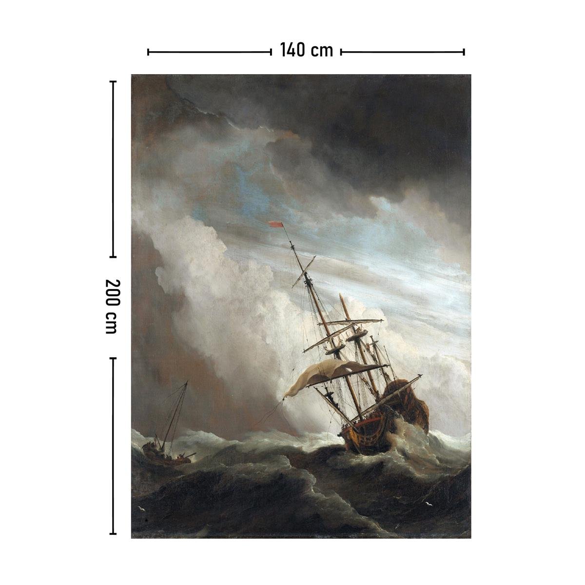 The Gust Gemi Rüzgar Tablosu Duvar Örtüsü Halısı 70x100, 100x140, 140x200