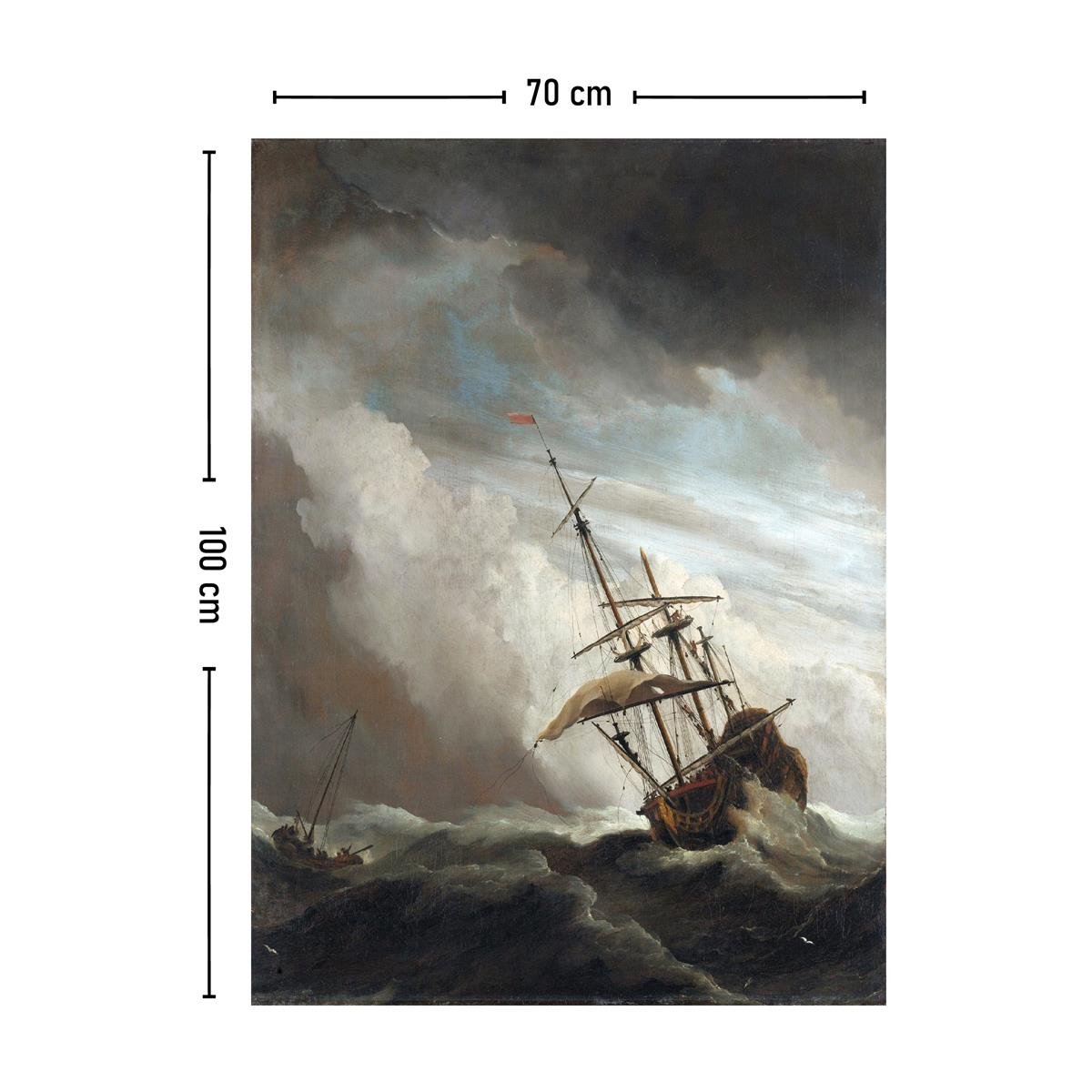 The Gust Gemi Rüzgar Tablosu Duvar Örtüsü Halısı 70x100, 100x140, 140x200