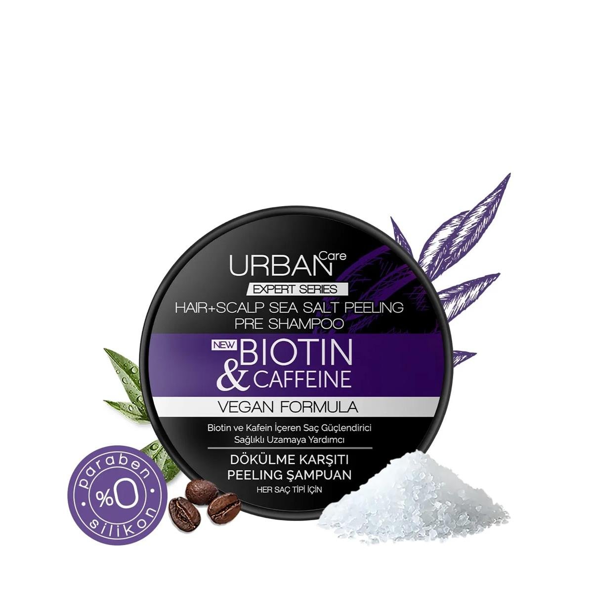 Urban Care EXPERT Series Biotin & Caffeine Dökülme Karşıtı Arındırıcı Peeling Şampuan