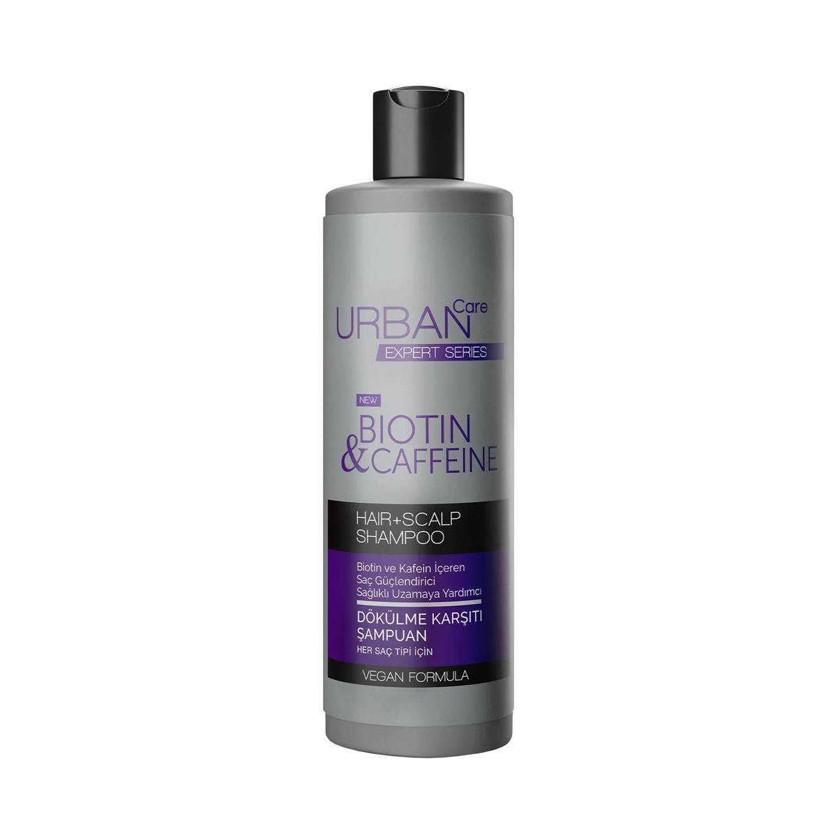 Urban Care EXPERT Series Biotin & Caffeine Dökülme Karşıtı Saç Bakım Şampuanı-hızlı Uzamaya Yardımcı Saç Bakım Şampuanı 350 ML