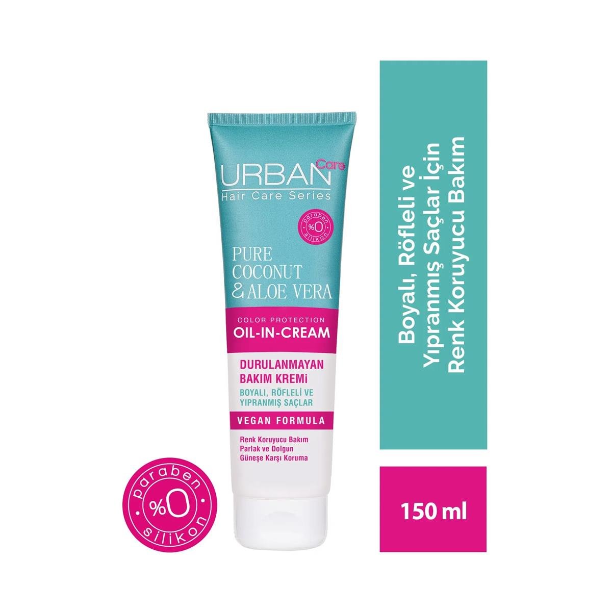 Urban Care Pure Coconut & Aloe Vera Durulanmayan Bakım Kremi 150 ML