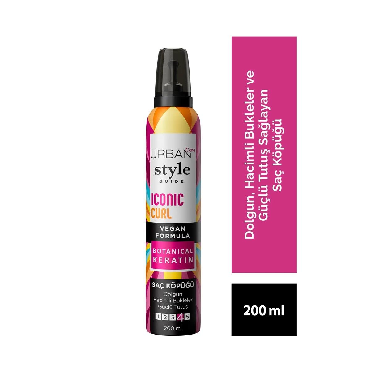 Urban Care Style Guide Iconic Curl Hacimli Bukleler Sağlayan Saç Köpüğü 200 ML