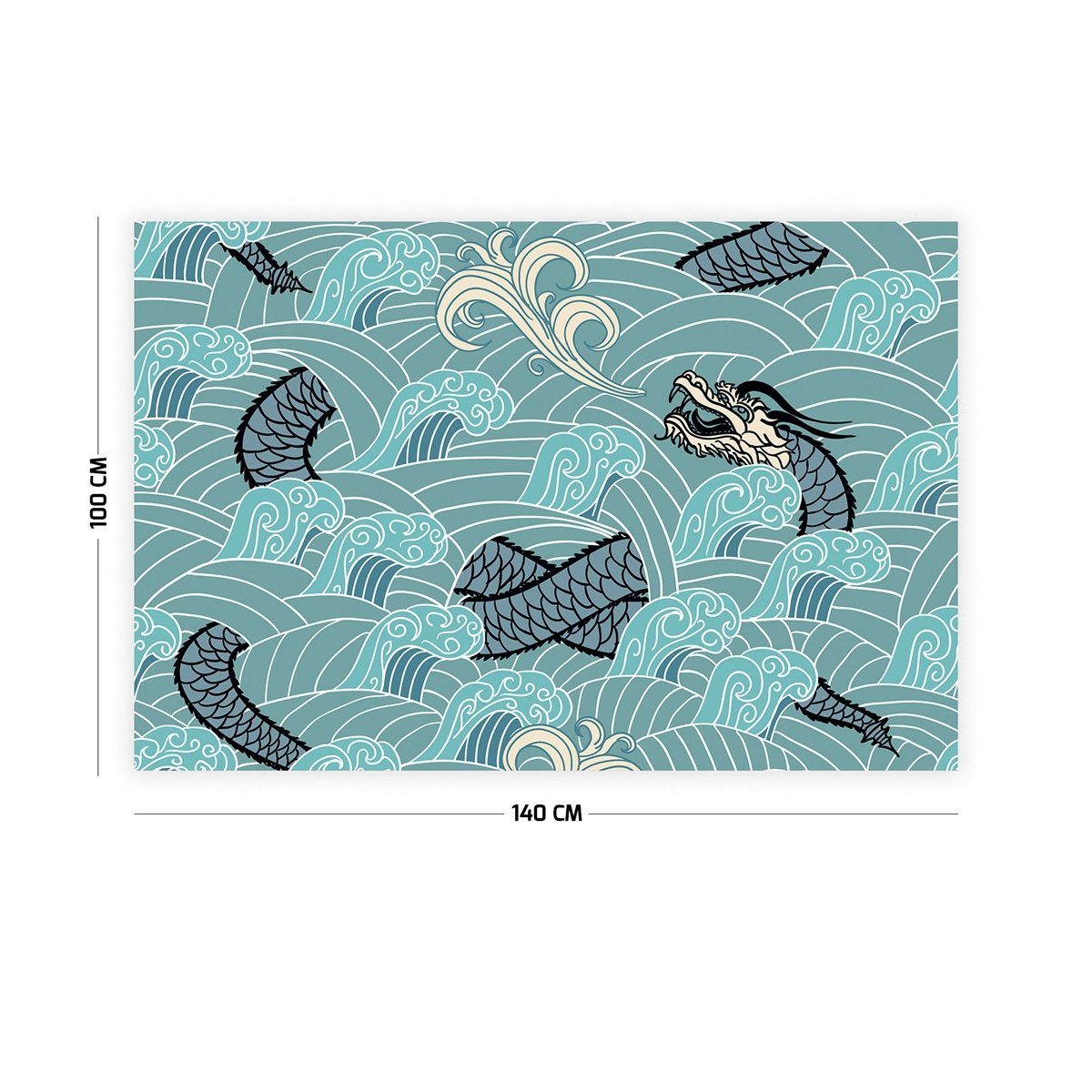 Uzakdoğu Ejderha Duvar Örtüsü